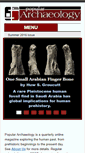Mobile Screenshot of popular-archaeology.com